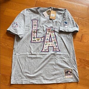 Mitchell & Ness Cooperstown Collection Gray T-Shirt